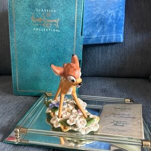 Disney Classics Collection Bambi “Purty Flower” Statue Figurine Vintage Art
